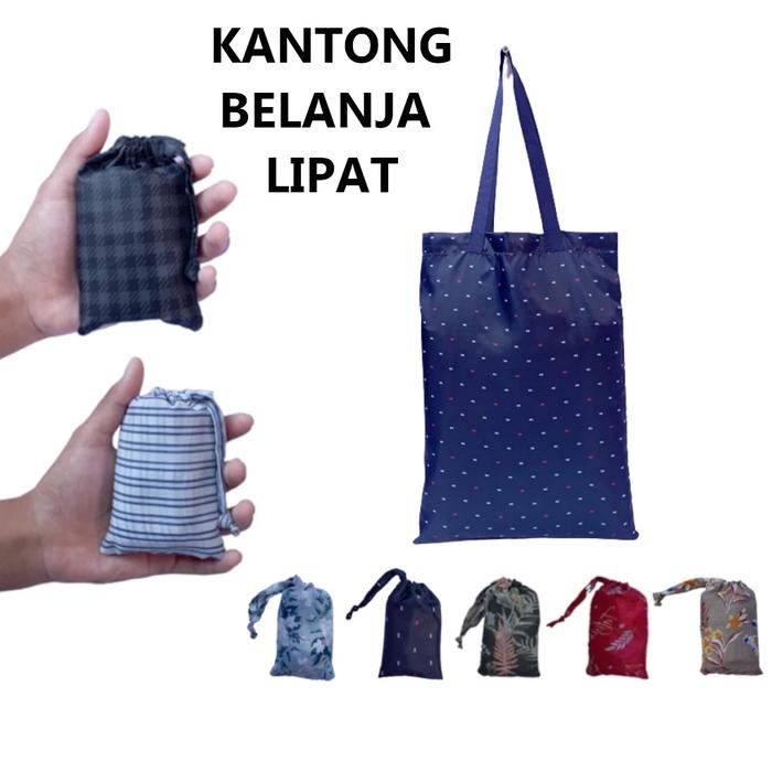 Tas Parasut Tas Belanja Eco Bag Tas Belanja Lipat Reusable Tas Jinjing Souvenir Bag