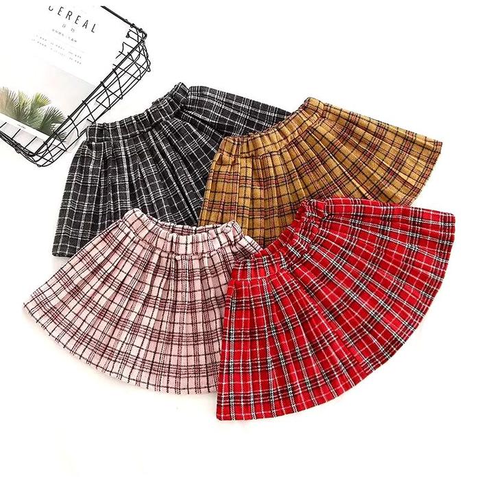Mini Tartan Skirt Kids // Rok kotak-kotak anak