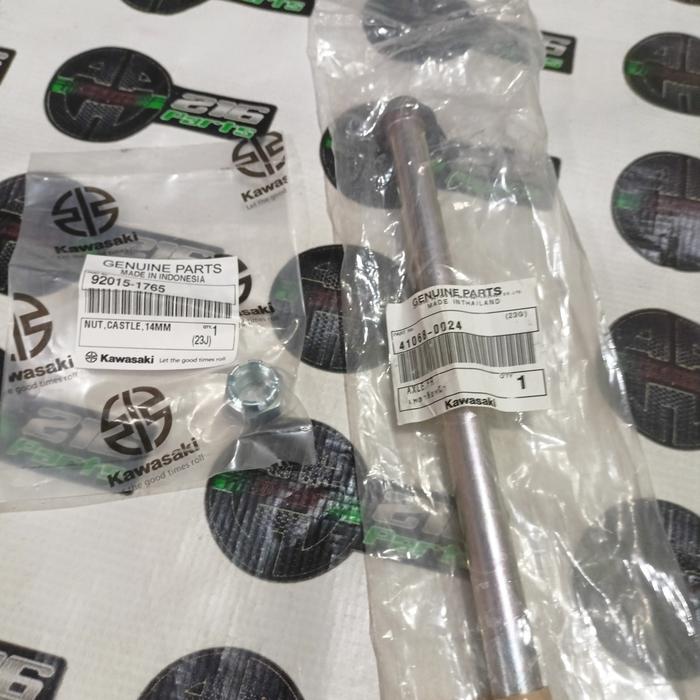As mur roda velg depan Ninja 250 fi Z250 fi Original Kawasaki