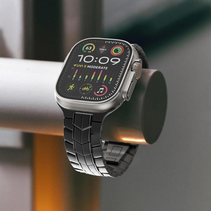 Strap iwatch series 11 series 10 ultra 3 2 luxury titanium butterfly tali iwatch ultra 49mm