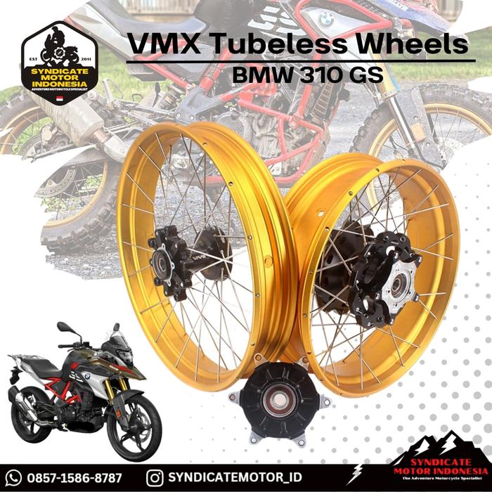 Velg jari jari Tubeless BMW 310 GS