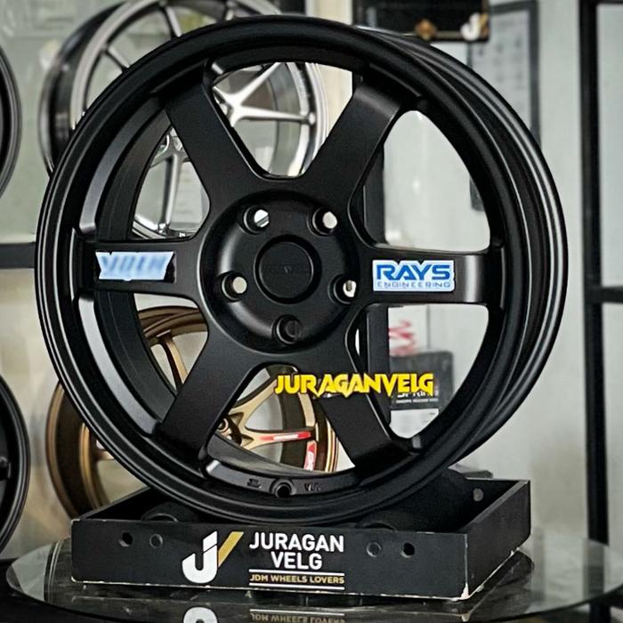 Te37Og R17x8 et 40 black matte