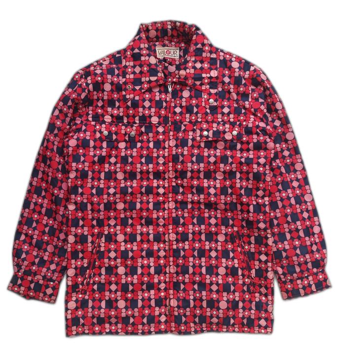 jaket vintage Valour mizuno floral print nylon jacket casual outdoor