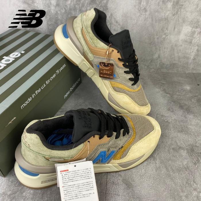 SEPATU NB NEW BALANCE 997 KHITE BROWN