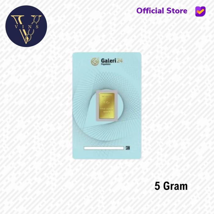 Logam Mulia Galeri 24 Berat 5 Gram