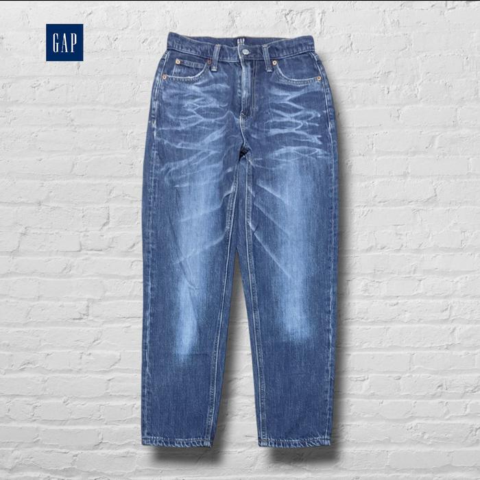 Celana Panjang Longpants Jeans Gap Blue Washed Fading Slim Fit Original Second Preloved #CJ587