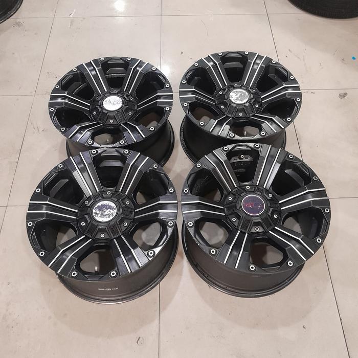 VELG MOBIL BEKAS RACING EMR OFF0ROAD RING 17 LEBAR 9 ET15 PCD 6X139,7
