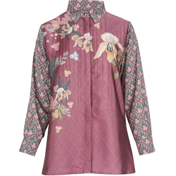 BENANG JARUM Reverie Yoke Shirt - Tea Rose