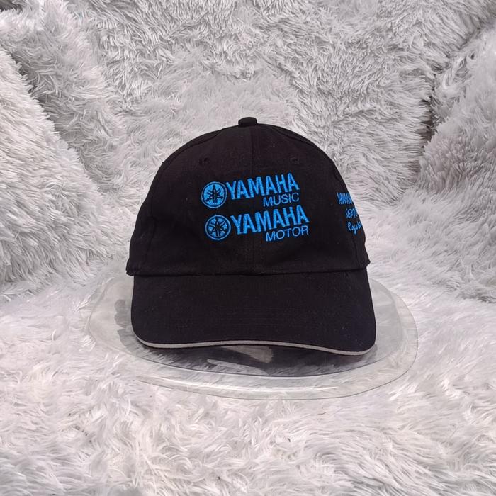 Topi yamaha vintage black