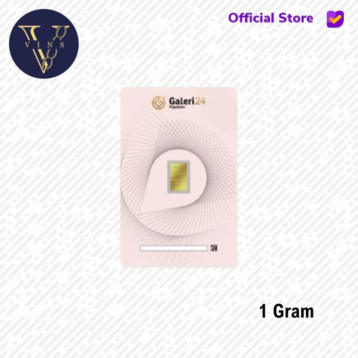 Logam Mulia Galeri 24 Berat 1 Gram