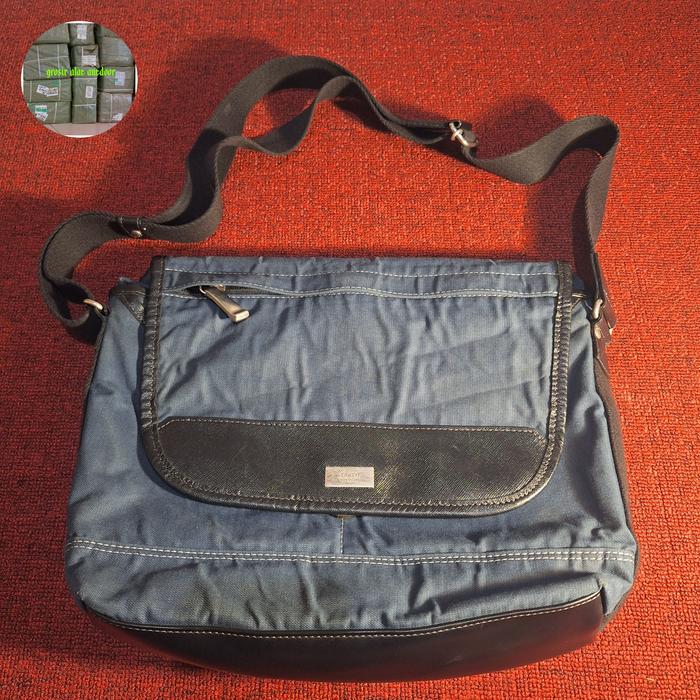 tas selempang takeo biru navy