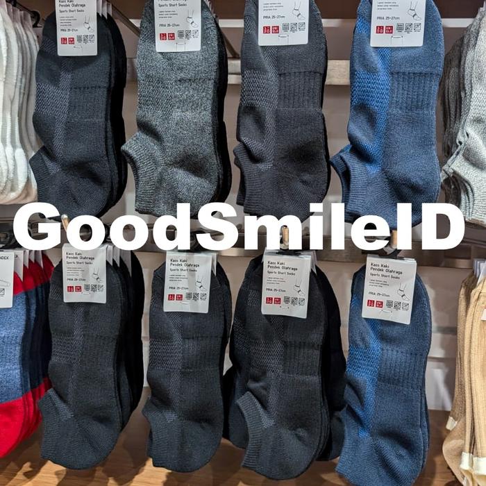 JASTIP Men Kaos Kaki Pendek Mesh Socks Pile Berlapis Basic Pria UNIQLO