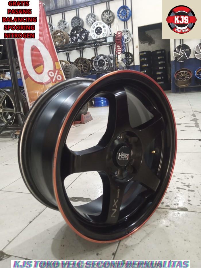 READY STOK VELG RACING SECOND MODEL HSR KAILOLO RING 16 LEBAR 7 RATA LOBANG PCD 4X100-4X114,3 OFFSET