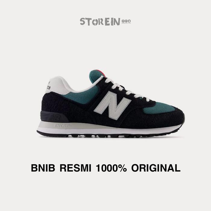 New Balance 574 Black Grey Matter U574MGH Original (PT MAP)