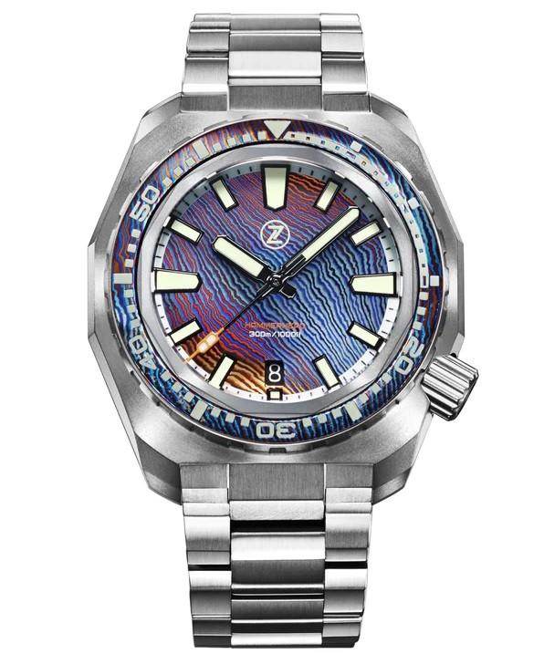 Zelos HAMMERHEAD DAMASCUS TITANIUM LIMITED EDITION