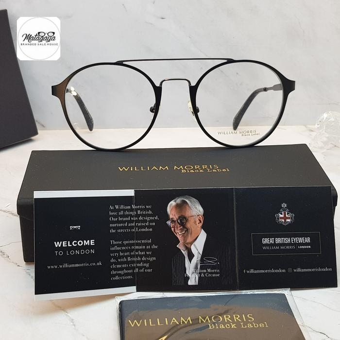 Kacamata Unisex Original William Morris Shakespeare Color AC4 NEW BLACK LABEL MADE IN JAPAN