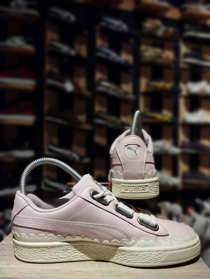 LS0067 Sepatu Wanita Puma Basket Lilac ORIGINAL SECOND