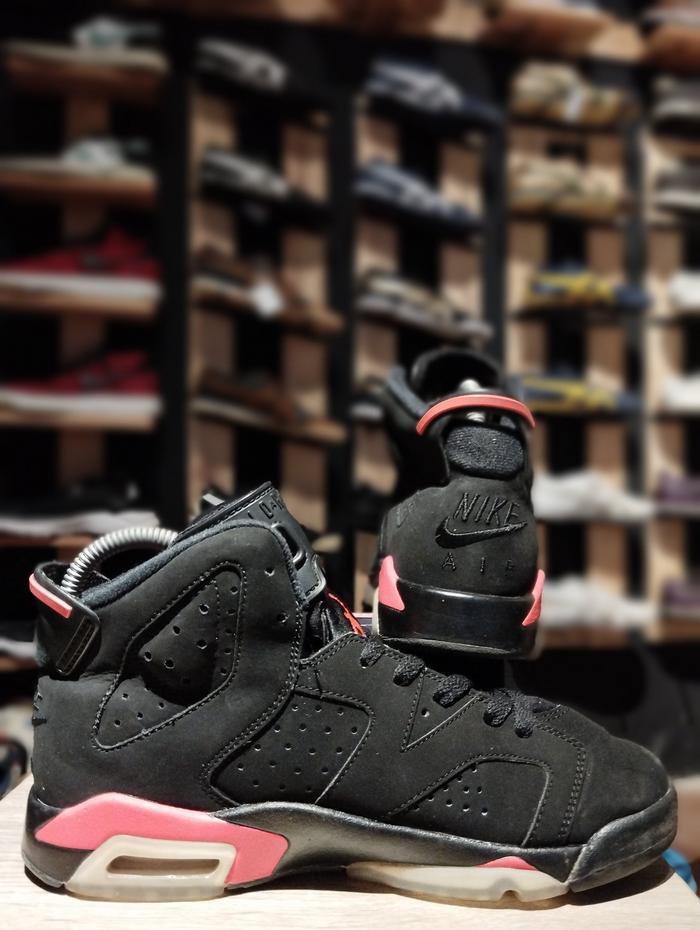 LS0077 Sepatu Wanita Nike Air Jordan High Black ORIGINAL SECOND