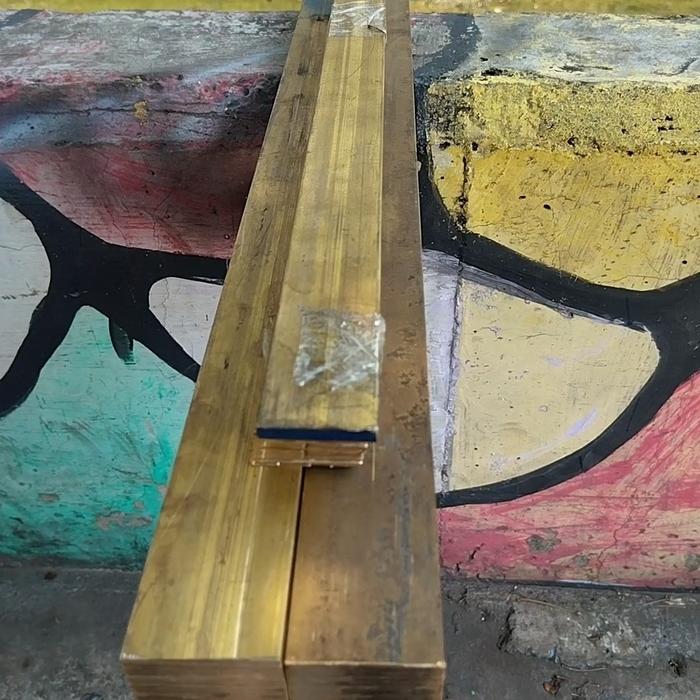 Plat kuningan 300x60x15 mm 300x60x8 mm