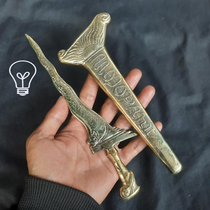 Keris Naga Nogo Sapto Full Kuningan Kecil Koleksi Antik Unik