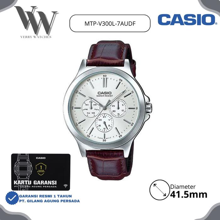 Jam Tangan Casio General MTP-V300L-7AUDF original & Garansi Resmi