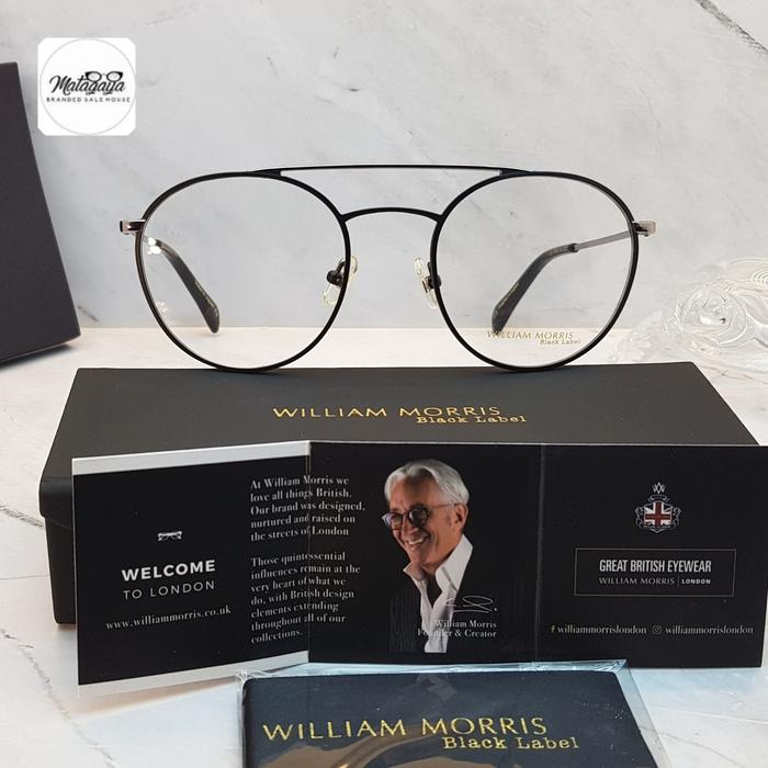 Kacamata Unisex Original William Morris FREDRICK AC2 BLACK LABEL MADE IN JAPAN LUXURY EYEWEAR
