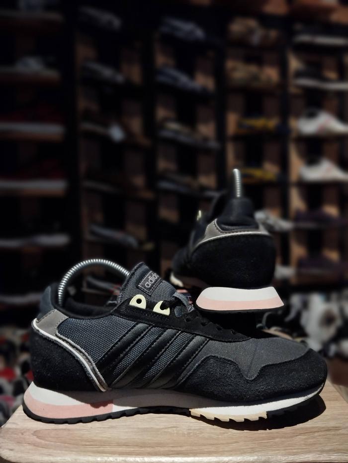 LS0064 Sepatu Wanita Adidas Neo 8k Black ORIGINAL SECOND