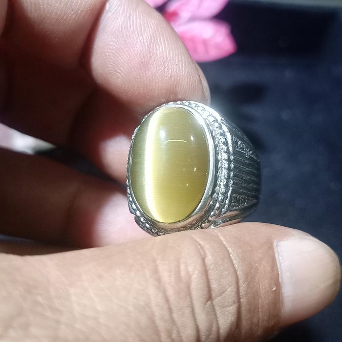 cincin batu cat eye/Opal cat eye