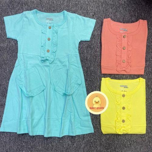 Makassar! 3 Pcs Dress/Terusan Nicole DNP012 Tangan Pendek Premium / Pakaian Anak (ISI 3)