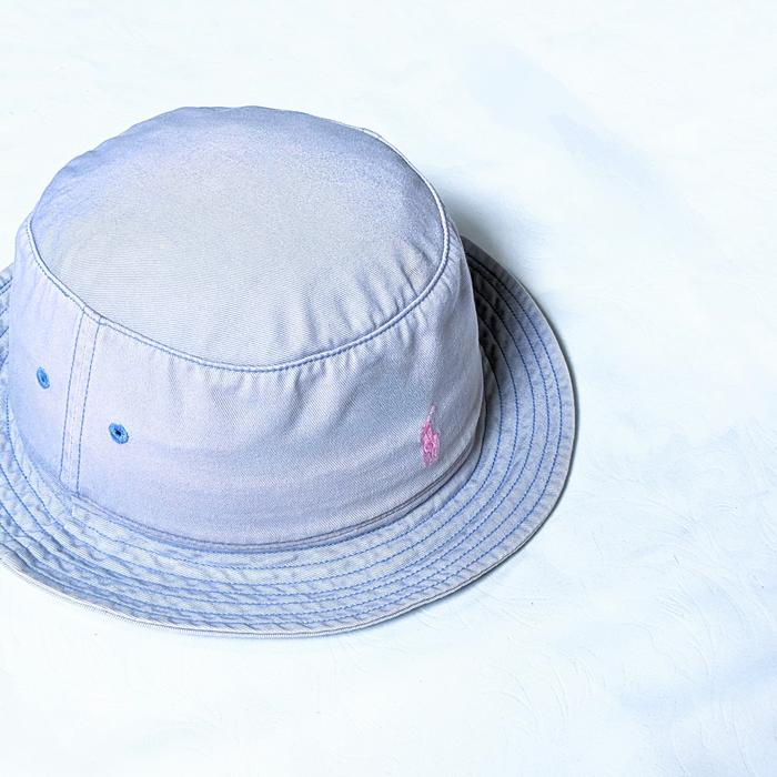 topi bucket hat jeans denim polo ralphlaurent original preloved