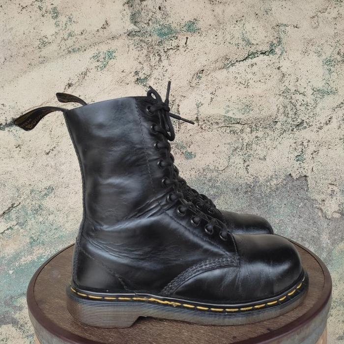 DR MARTENS 1919 STEEL TOE BLACK,MADE IN ENGLAND,SIZE 5UK/38