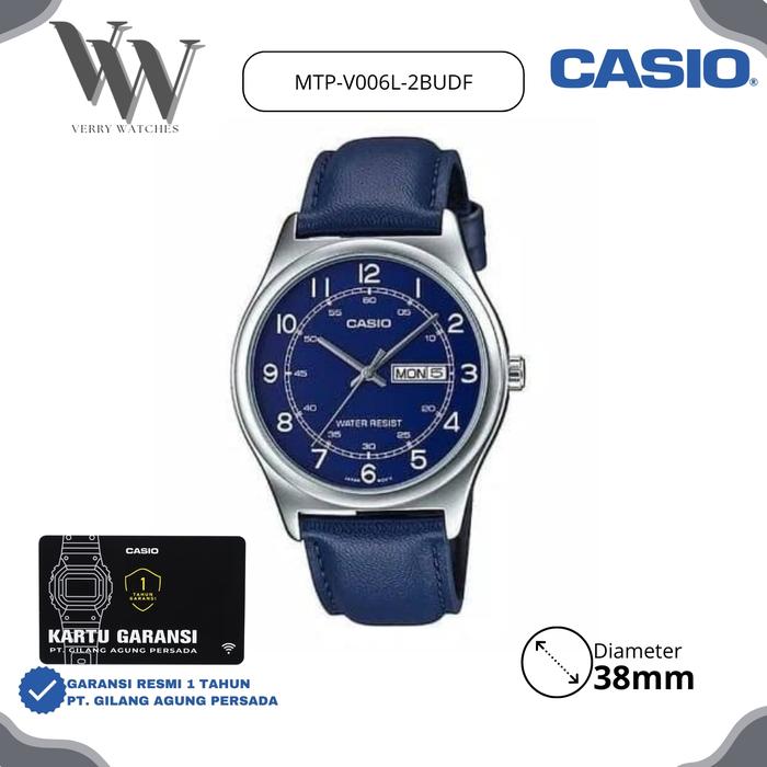 Jam Tangan Casio General MTP-V006L-2BUDF original & Garansi Resmi