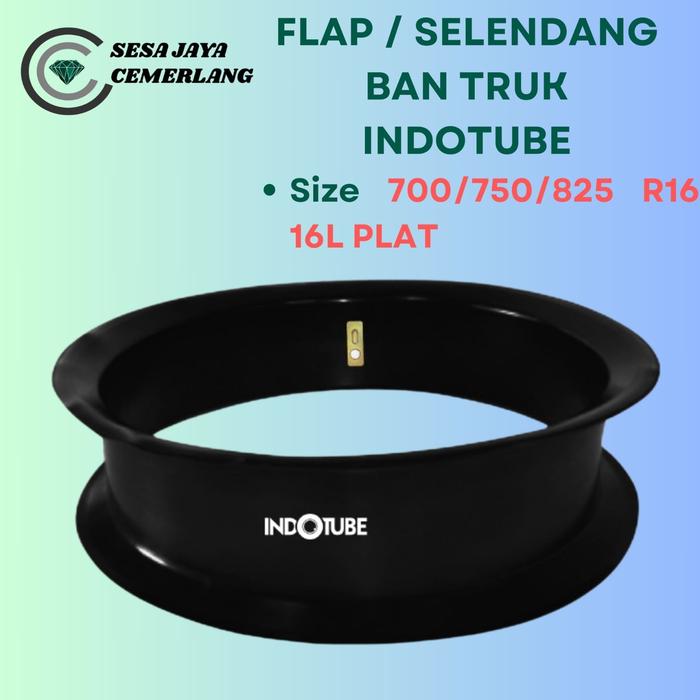 700/750/825 R16 (16L) Flap / Selendang / Ban Perut / ban lidah mobil Truk Indotube