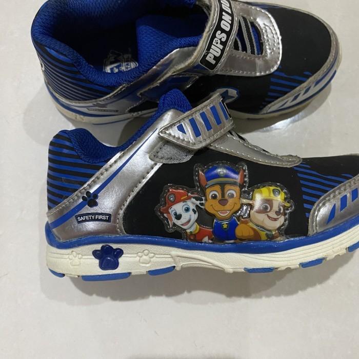 Preloved Sepatu anak paw patrol biru murah