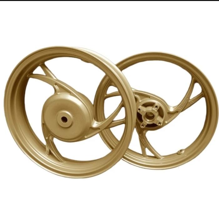 VELG RACING PALANG 3 MIO SPORTY/MIO SOUL/MIO SMILE UK 215/250-14 GOLD MATTE