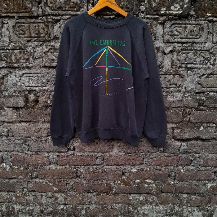 vintage band sweatshirt the umbrellas 1991 tejon pass usa tour hanes vintage not jerzees anvil gilda