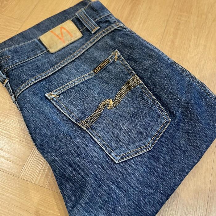 NUDIE JEANS SLIM JIM DRY BROKEN TWILL