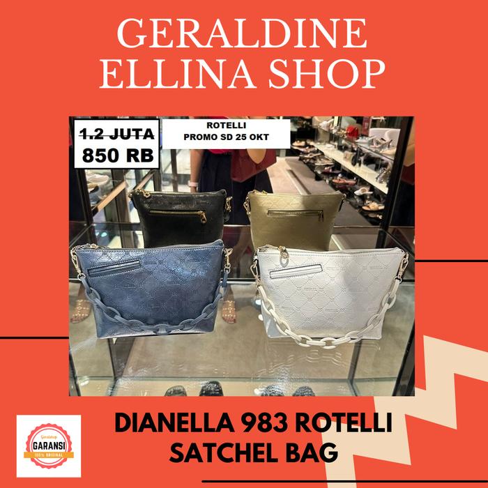 TAS ROTELLI SATCHEL BAG ORIGINAL SERI DIANELLA 983