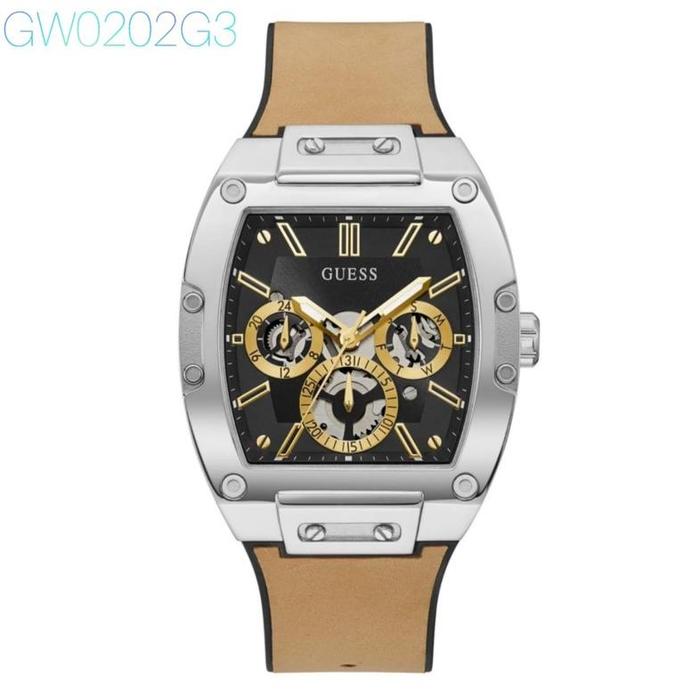 jam tangan pria GUES GW0202G3,0202G4,0202G1,0202G1,0202G6,0202G7,ori bm,batrai strap rubber