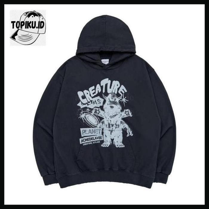 TOPIKU.ID [acme de la vie] Cyl4As Creature Destroyed Hoodie Charcoal