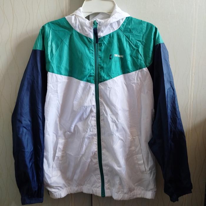 jaket anak INDIGO BANK original size 140/6-9thn preloved import