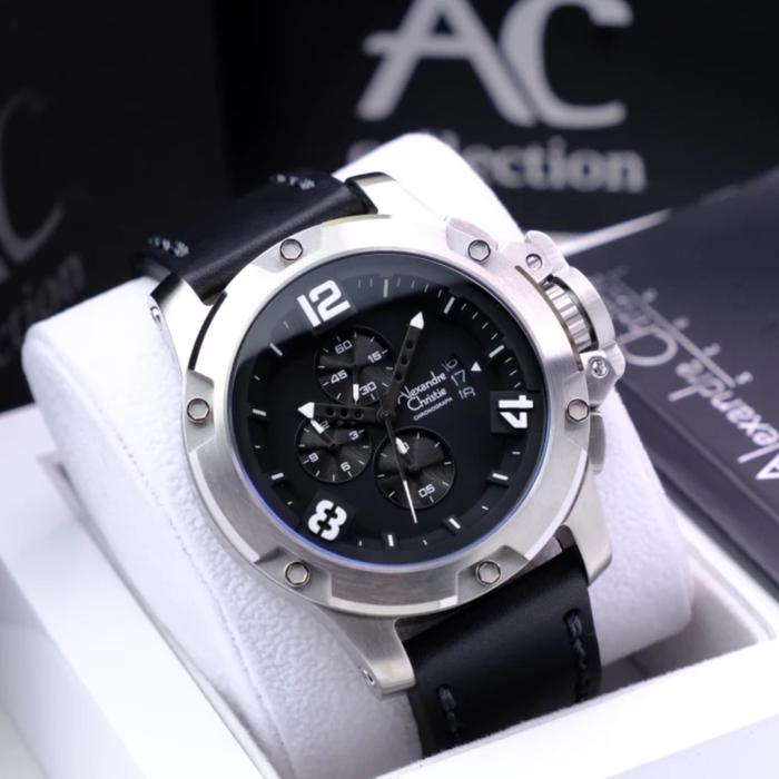 ALEXANDRE CHRISTIE AC 6295 MA SILVER BLACK AC6295 PRIA ORIGINAL