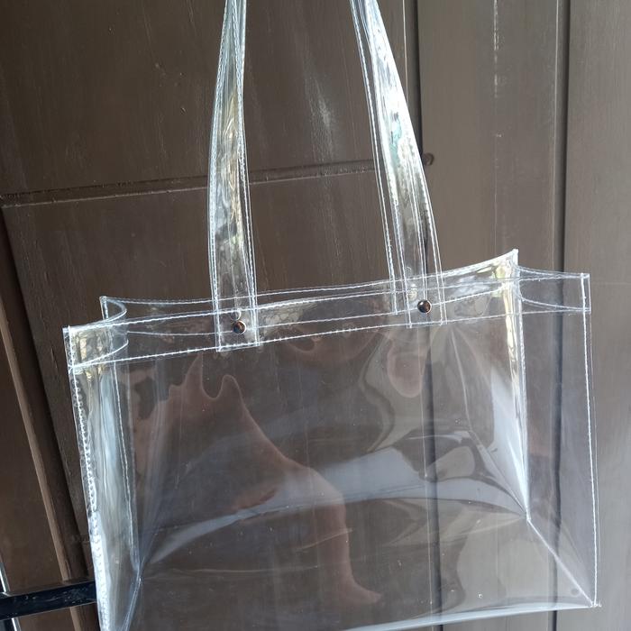 tote bag transparan 20x30