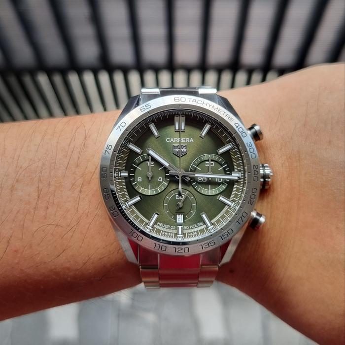 Tag Heuer Carrera Heuer 02 Chronograph Green Dial Automatic