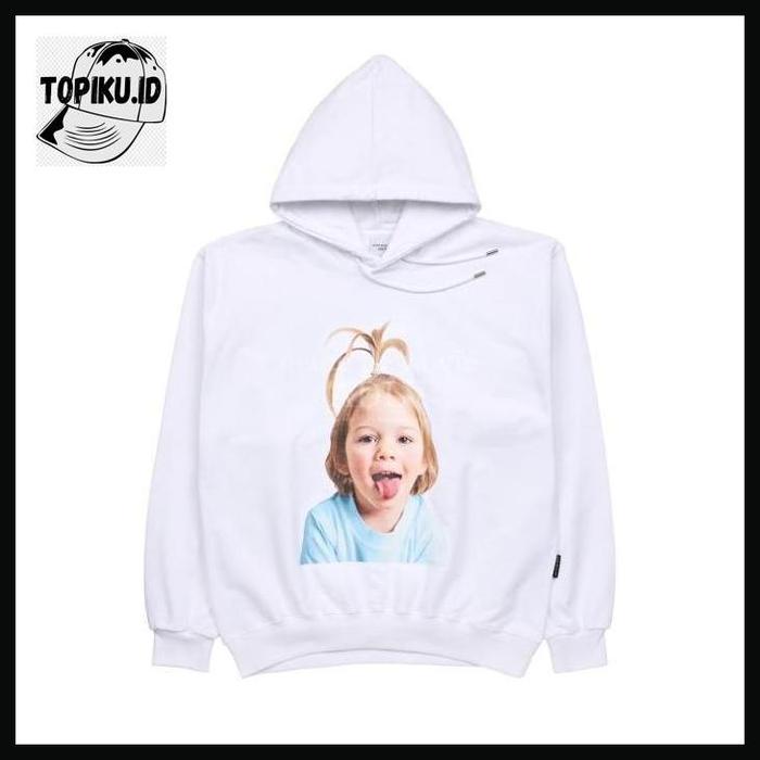 TOPIKU.ID [acme de la vie] ADLV Baby Face Apple Hair Boy Hoodie White