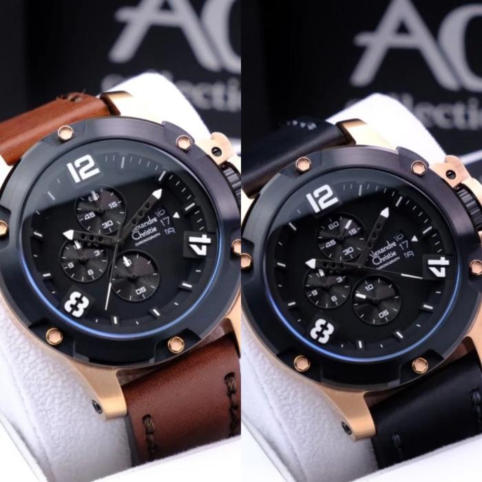 ALEXANDRE CHRISTIE AC6295 MC / AC 6295 MC ROSEGOLD BLACK