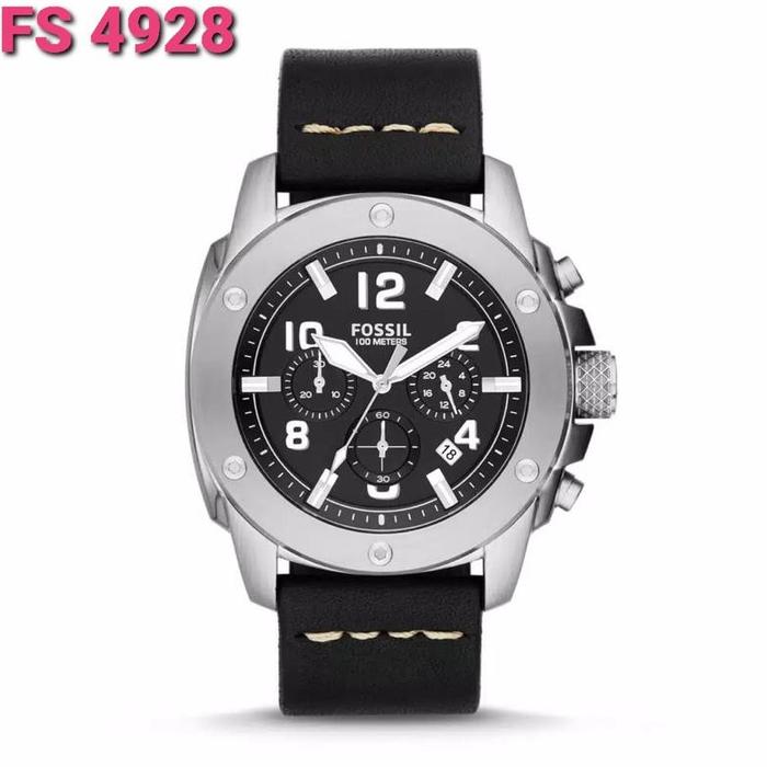 jam tangan pria FSSL FS-4928,4929 batrai ori bm strap leather