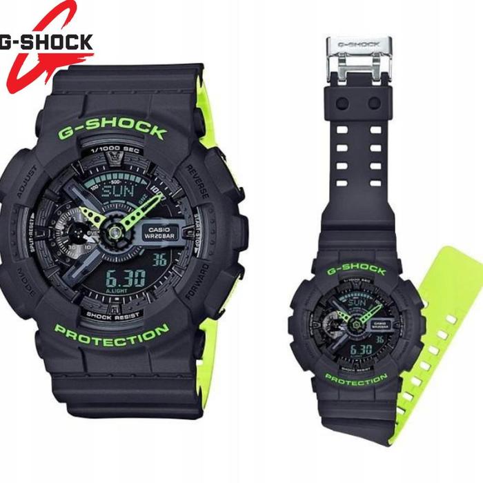 Jam Tangan GSHOCK OnePiece GA110 waterproof automatic LED lighting sport FULLSET