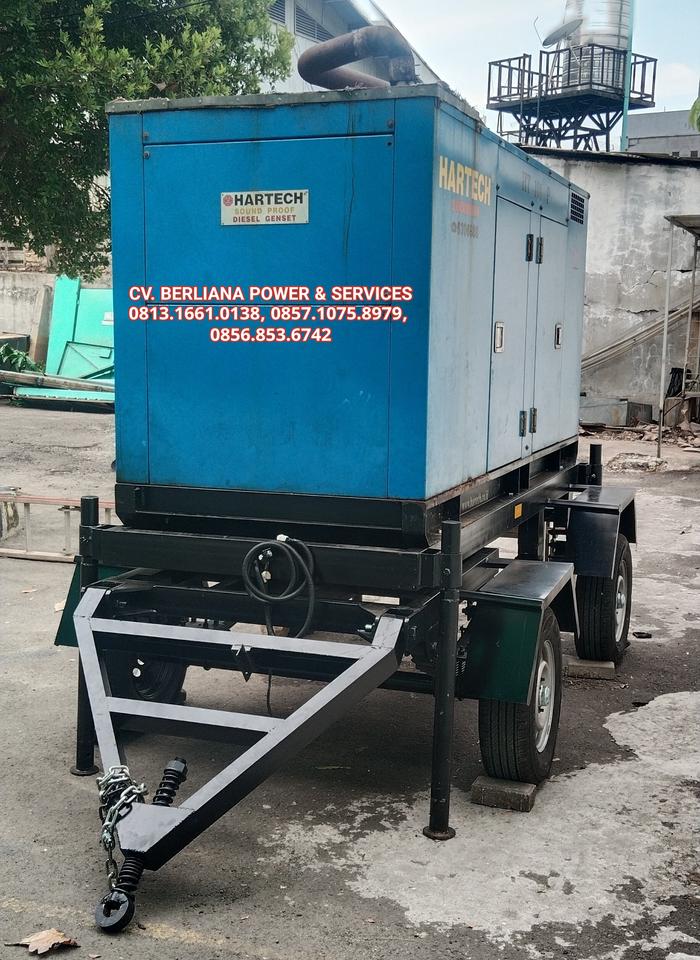 ANHANG TRAILER TROLI GENSET TANGKI MINYAK BBM CPO AIR POMPA TRAFO PLN PANEL KUBIKAL BAK GEROBAK KERE