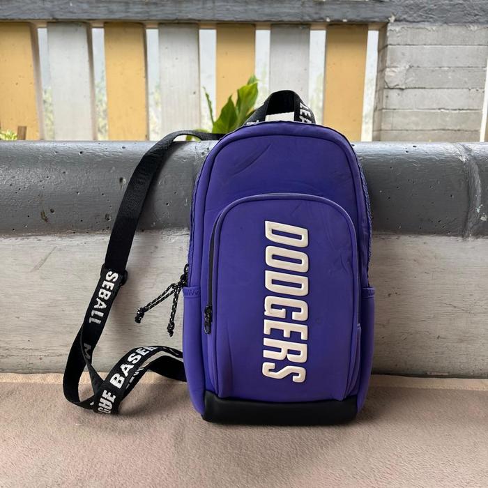 crossbody tas selempang punggung weistbag second MLB yankees dodgers pria wanita untuk kerja olahrag